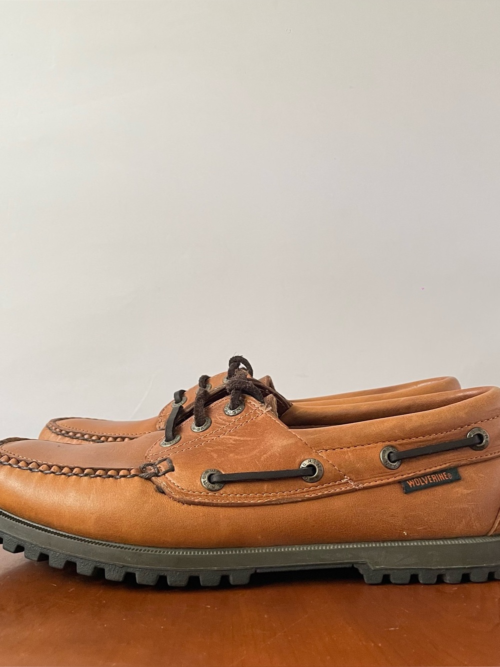 Wolverine Men's Leather Boat Shoes | US 9